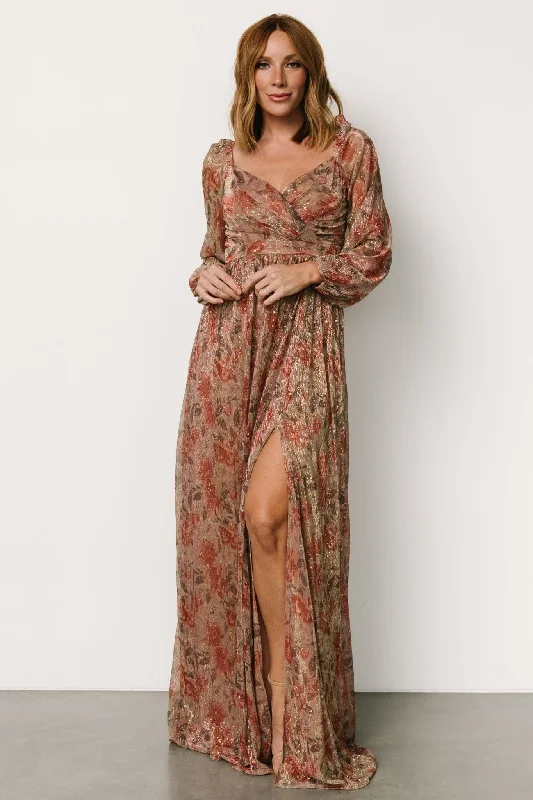 Exclusive Designer Style Deals Kirsi Maxi Dress | Rose Floral