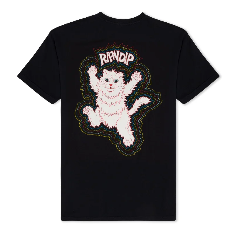 Women's Work Apparel Big Pussy Energy Tee (Black)