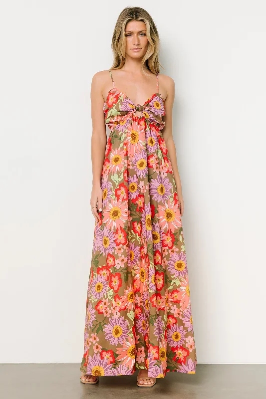 Women's Trendy Clothing Rosalee Maxi Dress | Flower Multi