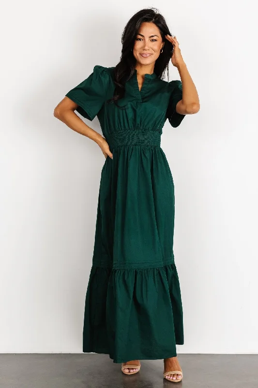 Chic & Cozy Collection Vera Maxi Dress | Emerald