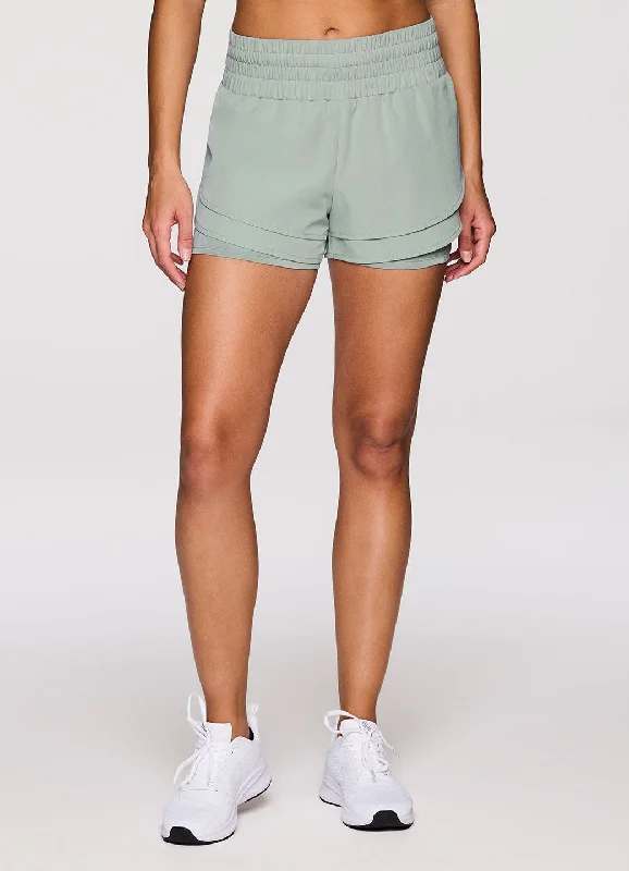 High-Fashion Women's Clothing Flutter Running Short