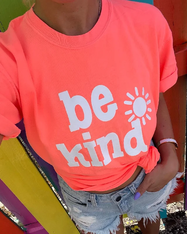 Romantic Chic Deals Be Kind Coral Crush Tee