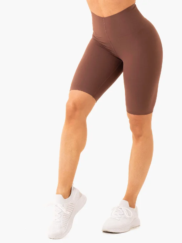 Affordable Trendy Fashion Extend Compression Bike Shorts - Chocolate