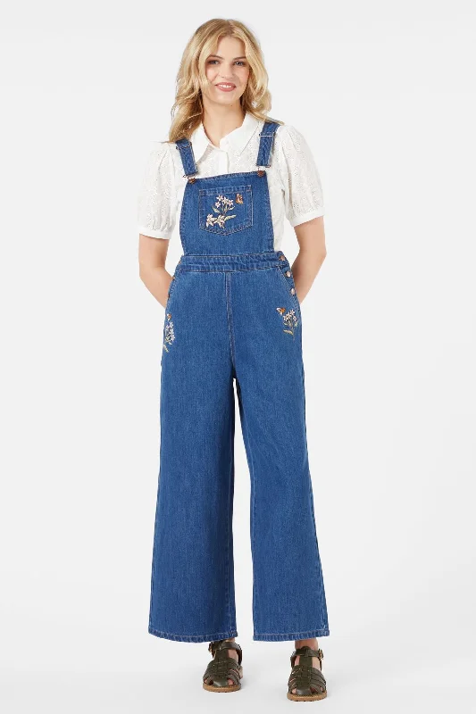 Women's High-Fashion Outfit Dreams Embroidered Overall