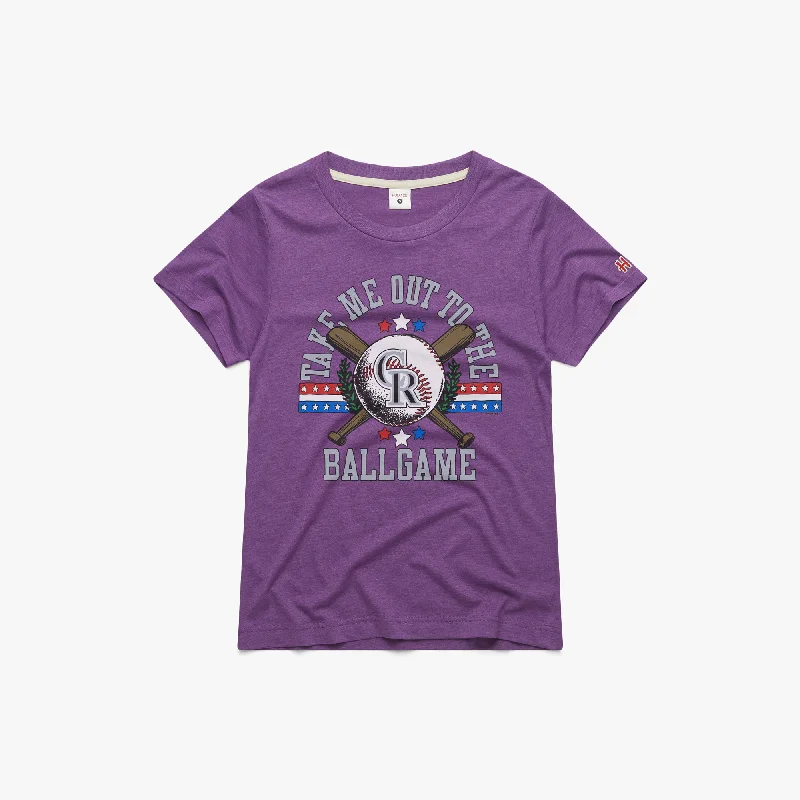 Top Deals Women's Colorado Rockies Take Me Out To The Ballgame