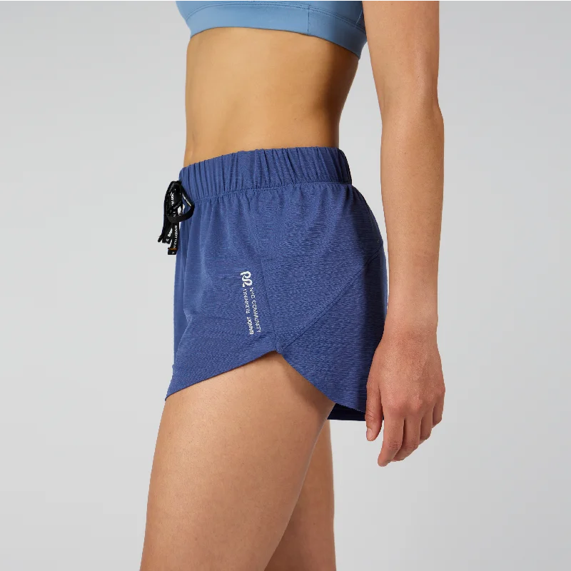 Stay Ahead In Style Litewave™ 4" Rush Short - Space Blue