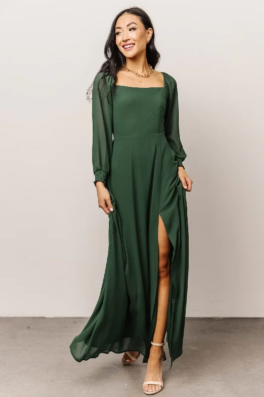 Limited Edition Giselle Maxi Dress | Evergreen