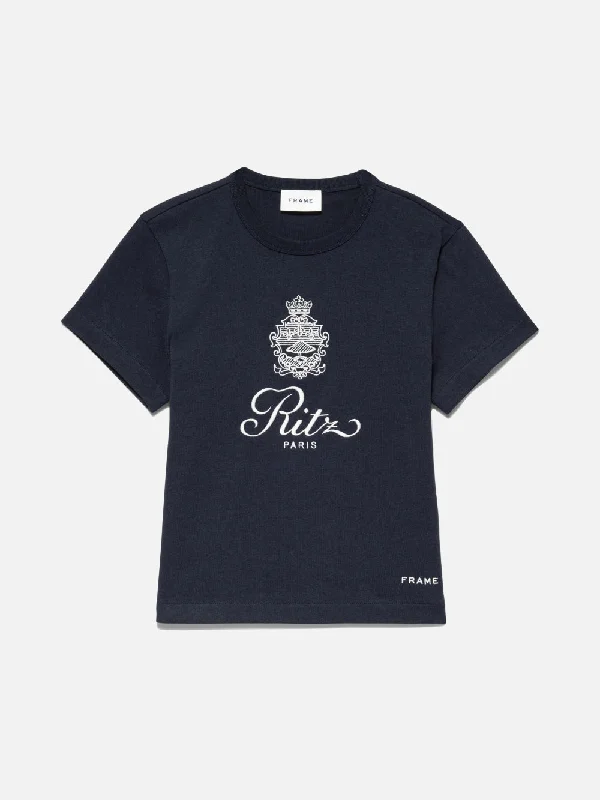 Affordable Luxury Fashion Ritz Women's Tee -- Navy