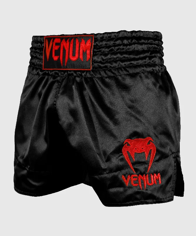 Contemporary Chic Promotions Venum Muay Thai Shorts Classic - Black/Red