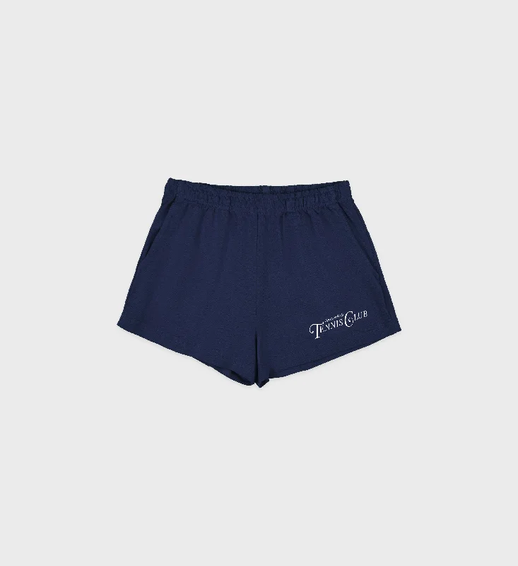 Women's High-End Clothing Rizzoli Tennis Disco Short - Navy/White