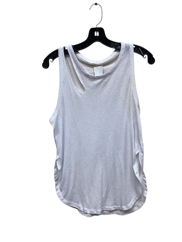 Playful Fashion Offers Athletic Tank Top By Alo In White