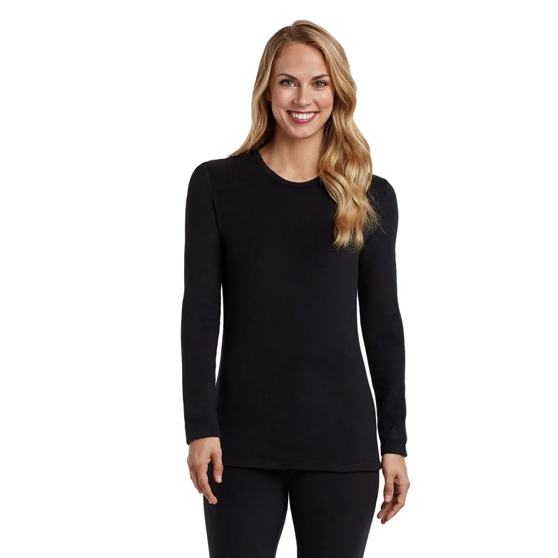 Sleek Style Discounts Fleecewear With Stretch Long Sleeve Crew TALL