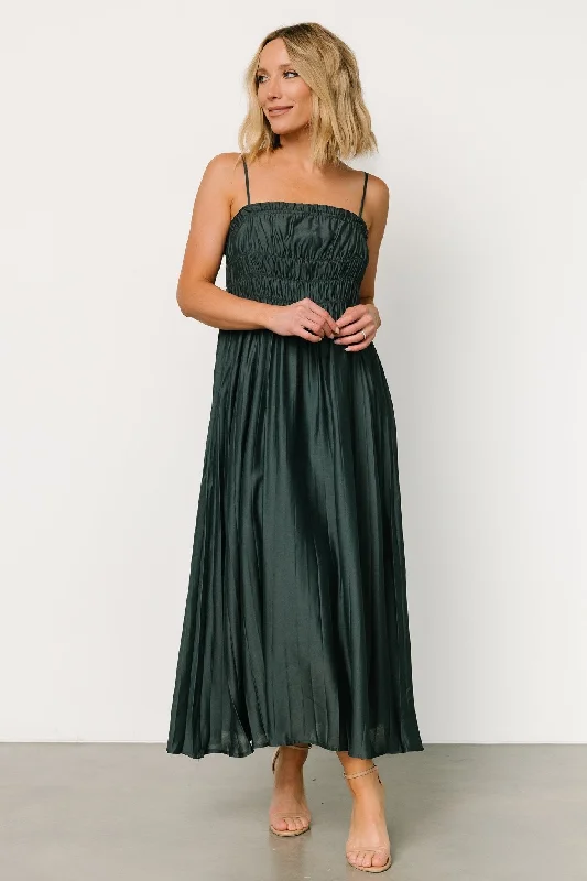 Stylish Women's Attire Hattie Maxi Dress | Dark Jade