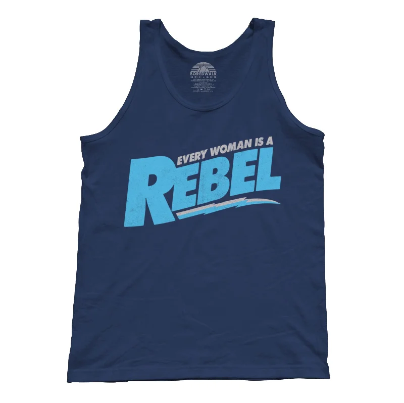 Stylish Women's Garments For Holidays Unisex Every Woman is a Rebel Tank Top