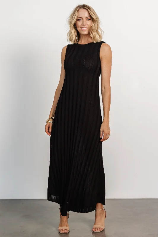 Retro Style Promotions Skylar Tank Maxi Dress | Black