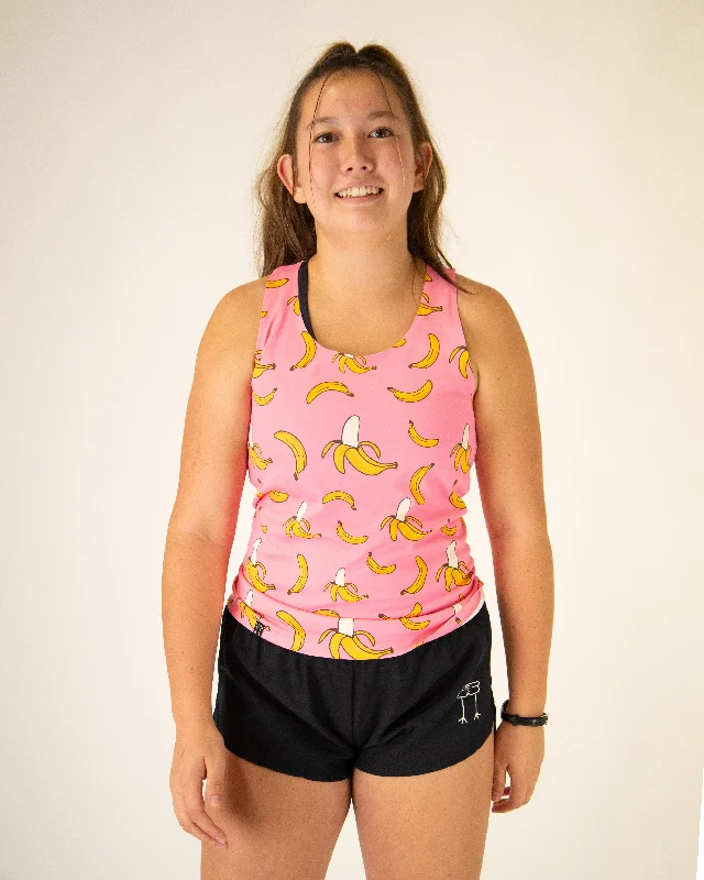 Women's Elegant Formal Outfit Women's Pink Bananas Performance Singlet