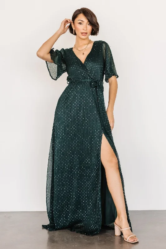 Find Your Unique Flair Grace Sparkle Gown | Emerald