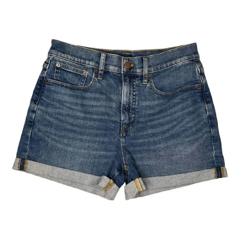 Exclusive Deals Online Women's Classic Denim Short In Blue