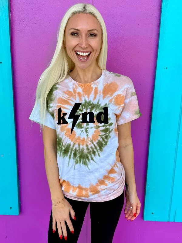 Hot Brand Discounts Lightning Bolt Kind Tie-Dye Tee