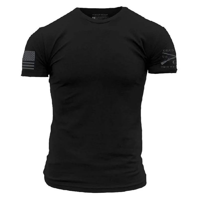 Women's Stylish Vacation Attire Basic T-Shirt - Black