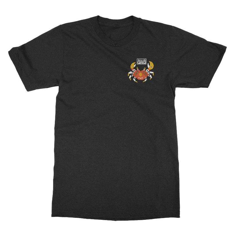 Women's Casual Clothing For Lounging Stevie Crab Black T-Shirt