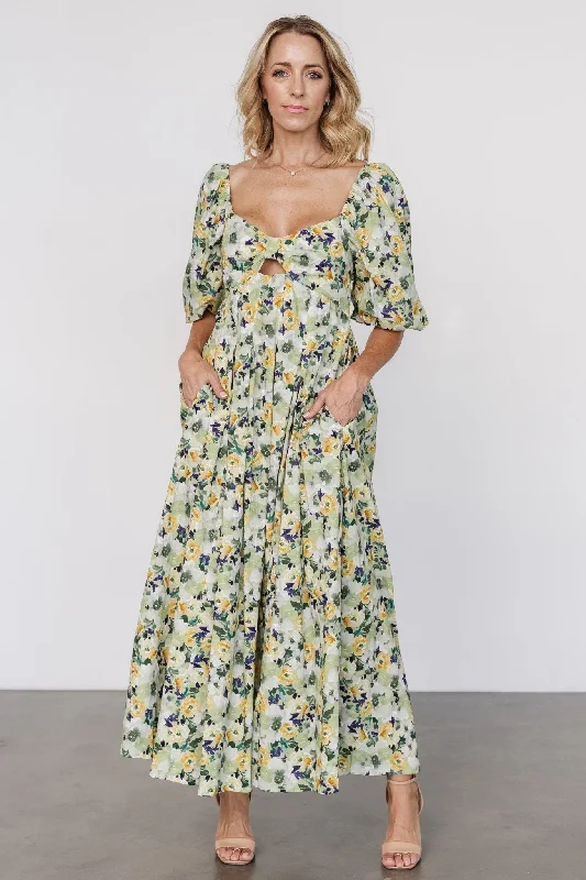 Women's Party Clothes Brielle Maxi Dress | Green Floral