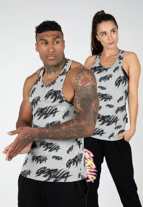 Women's Transitional Attire Gorilla Wear Legacy Tank Top - Grey/Black