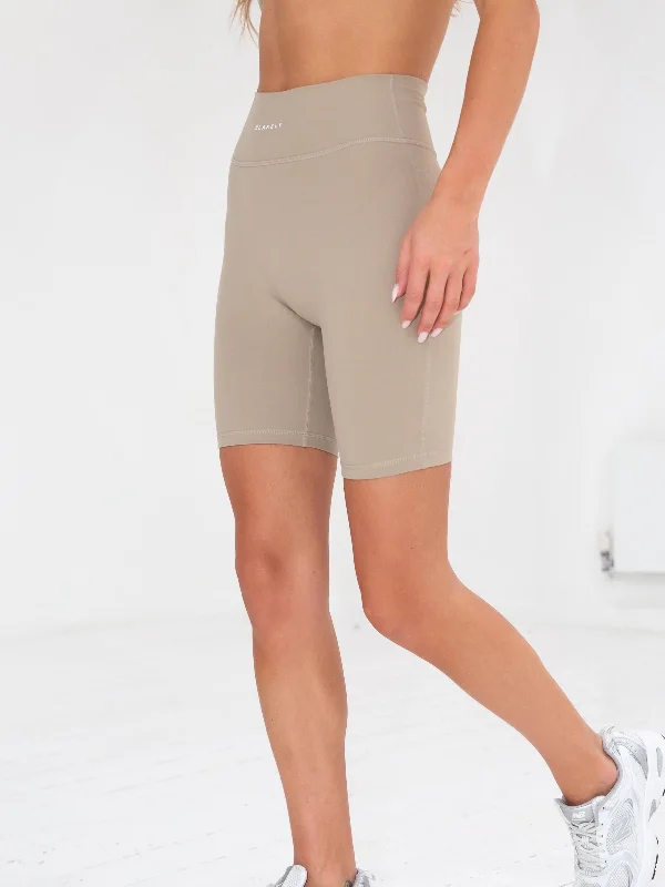 Women's Night-Out Outfit Series Cycling Shorts - Washed Khaki