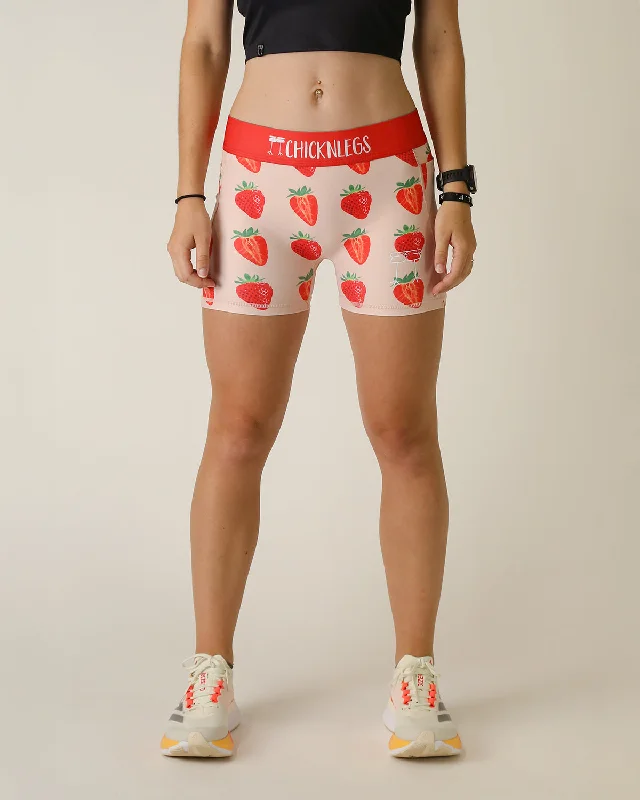 Fashion-Forward Women's Clothing Women's Strawberry Szn 3" Compression Shorts