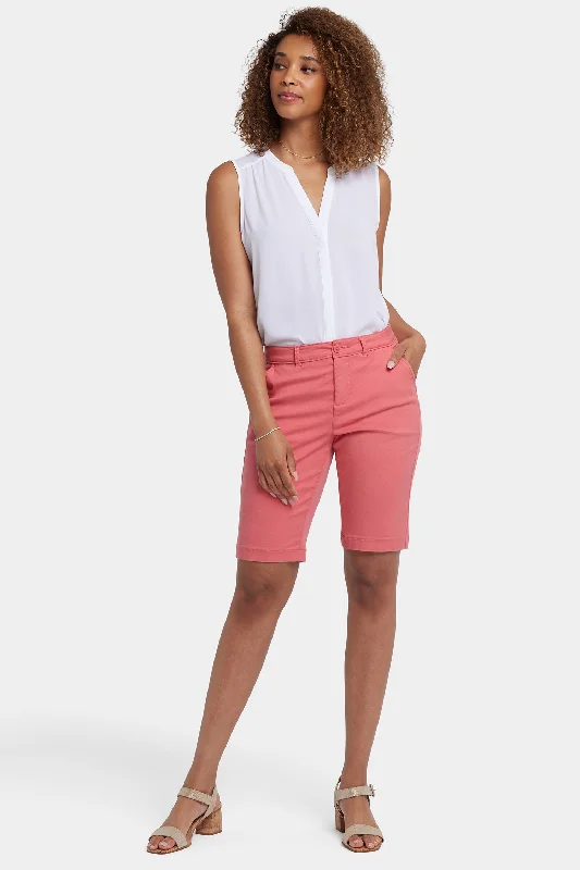 Hot Items Bermuda Shorts - Spiced Coral