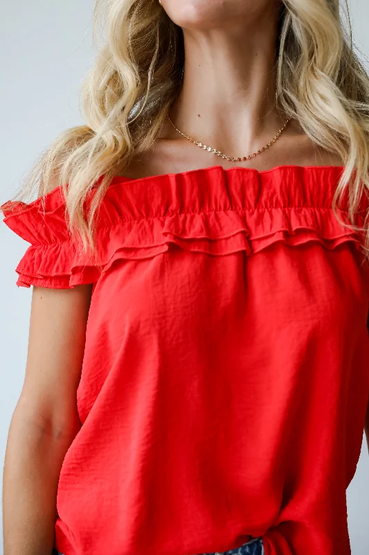 Timeless Women's Clothes FINAL SALE - Iconic Bliss Ruffle Tank