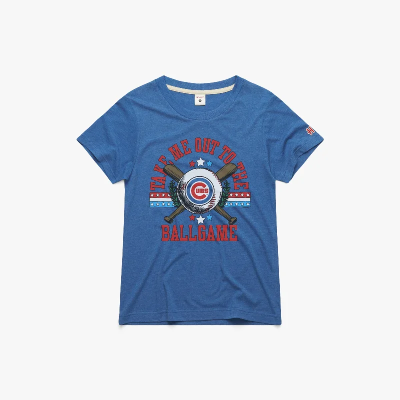 Feminine Style Promotions Women's Chicago Cubs Take Me Out To The Ballgame