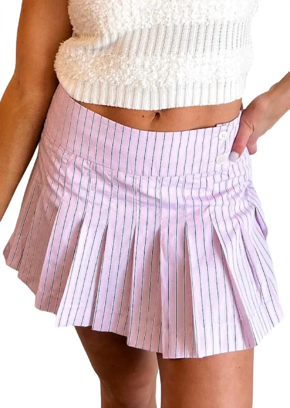 High-Fashion Women's Clothing Hannah Skort In Pink