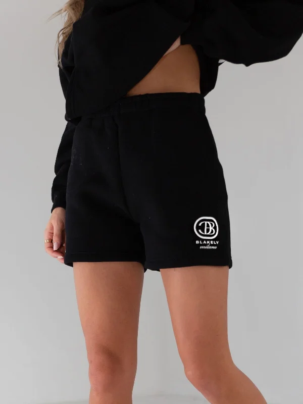 Women's Clothes For Work Events Milano Jogger Shorts - Black