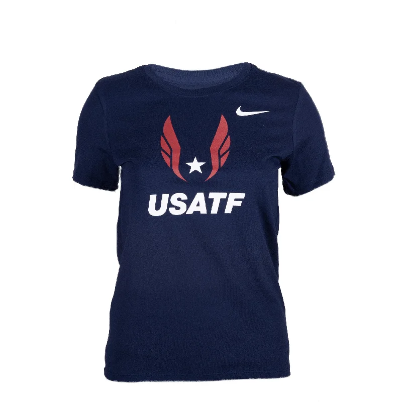 Sustainable Fashion Clothing For Women Nike Women's USATF Federation Logo Tee