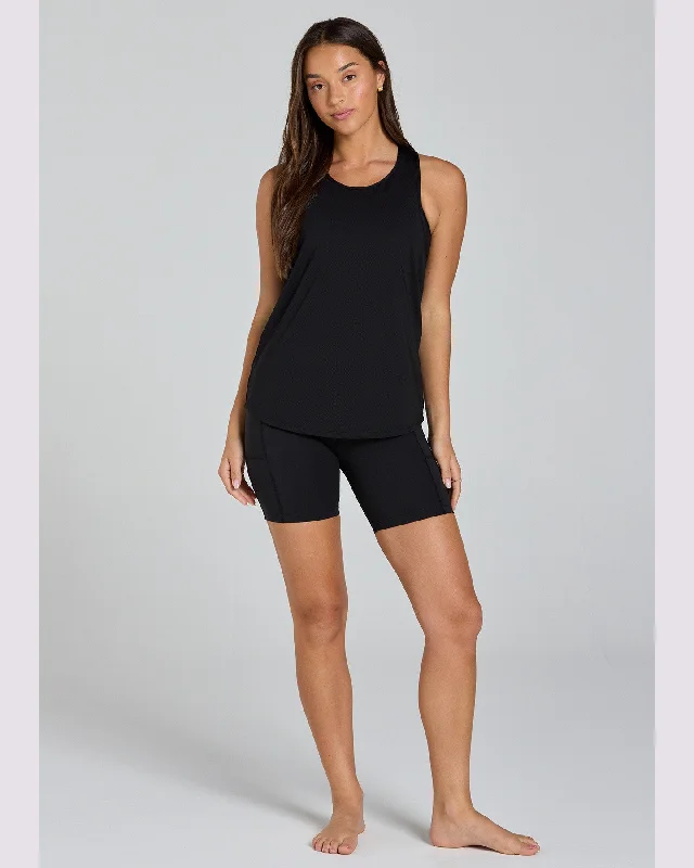 Ride The Style Wave Abi and Joseph Let's Go Running Tank - Black