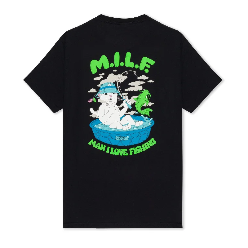 Women's Office Clothing MILF Tee (Black)