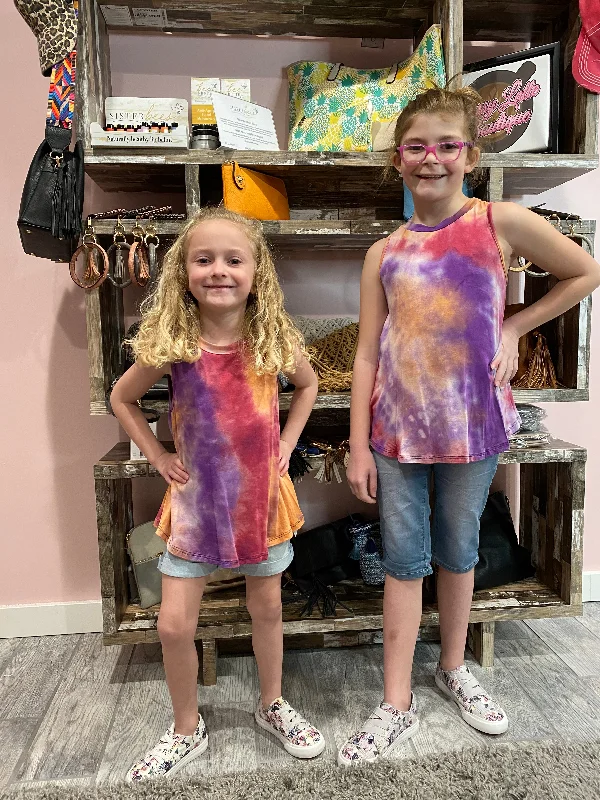 Style Revolution Tie Dye Girls Tank