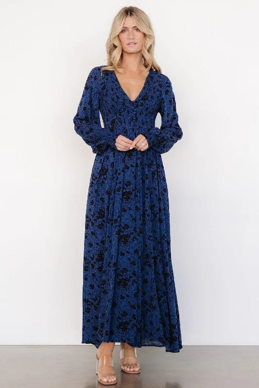 Women's Casual Wear Clothing Anya Maxi Dress | Vintage Navy Floral