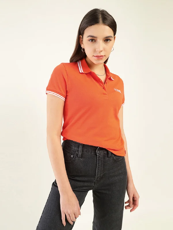 Women's Office Clothing Women's Solid Polo T-Shirt