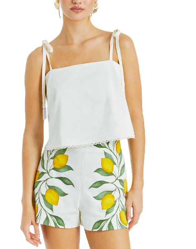 Women's Trendy Clothing Ragu Lemon Shorts In Yellow Ivory