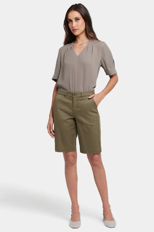 Seasonal Picks Bermuda Shorts - Bay Leaf