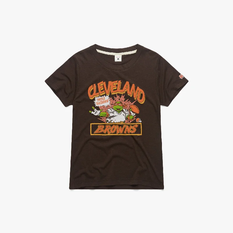 Relaxed Style Deals Women's TMNT Michelangelo x Cleveland Browns