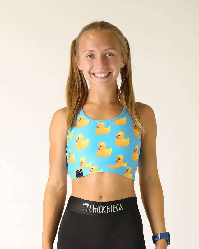 Women's Stylish Professional Apparel Women's Rubber Ducky OG Sports Bra