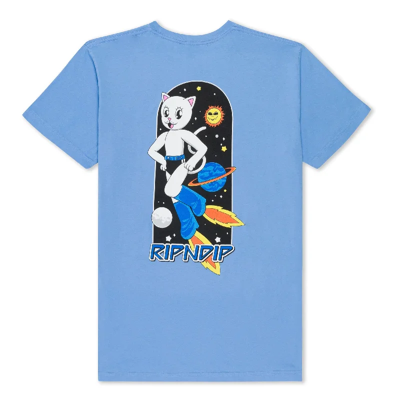 Fashion-Forward Women's Clothing Ripndip x Naggiven Blue Boots Tee (Cornflower Blue)