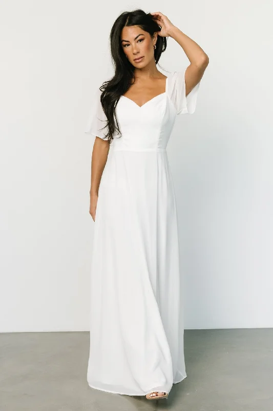 Top Deals Sierra Sweetheart Maxi Dress | White