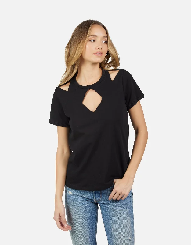 Comfortable Garments For Women Delaware S/S Tee w/ Cutout