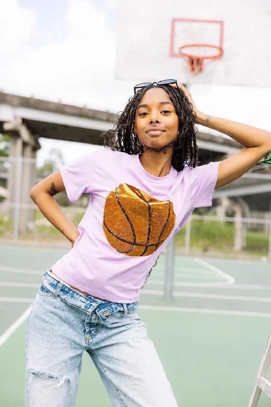 Unleash Your Style Lavender Basketball tee