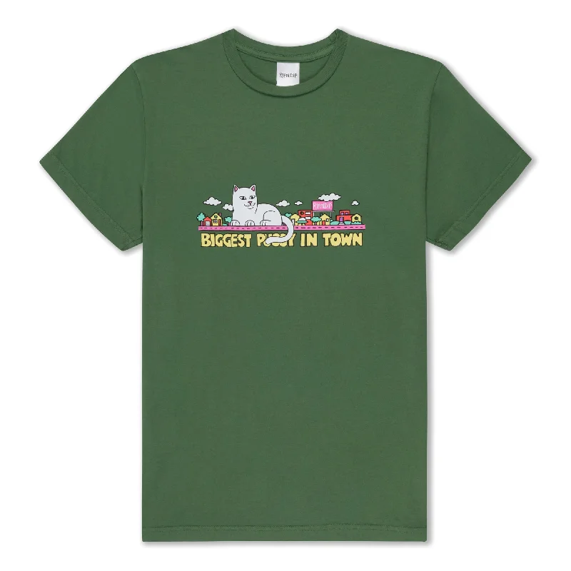 Luxury Casual Deals My Neighborhood Tee (Olive)