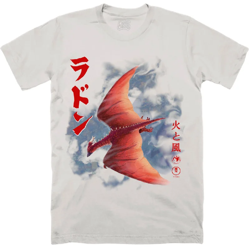 Women's Outerwear Garments RODAN: ABOVE THE CLOUDS - T-SHIRT (SKY WHITE)